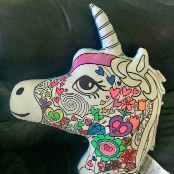 Unicorn Pillow Colorful Decorative - Picture 3 of 10